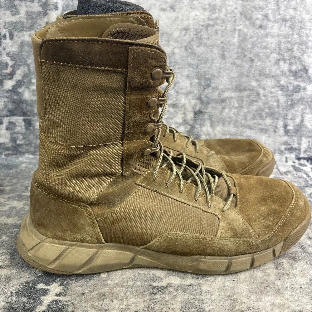 Oakley Mens 12.5 Light Assault 2 Boots Coyote Brown Cordura Tactical Military